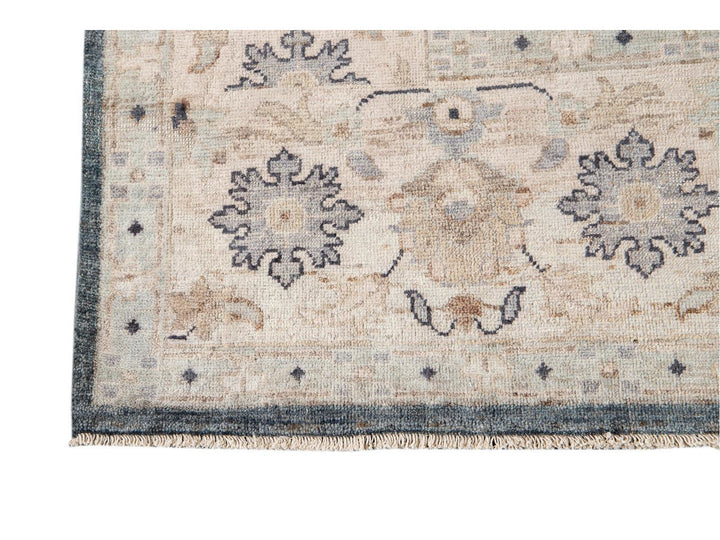 Modern Indian Artisan Wool Rug 9 X 12