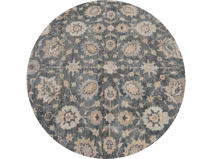 Modern Indian Artisan Wool Rug 9 X 12