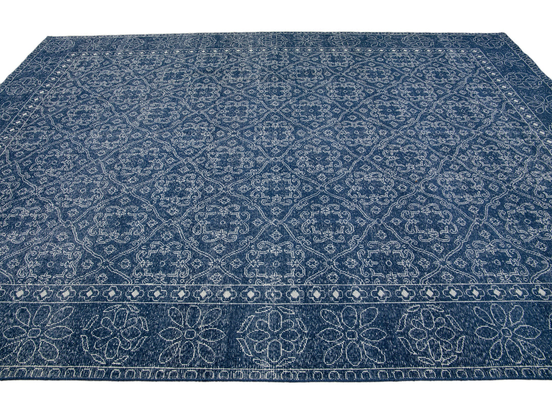 Modern Turkish Wool Rug 9 X 12