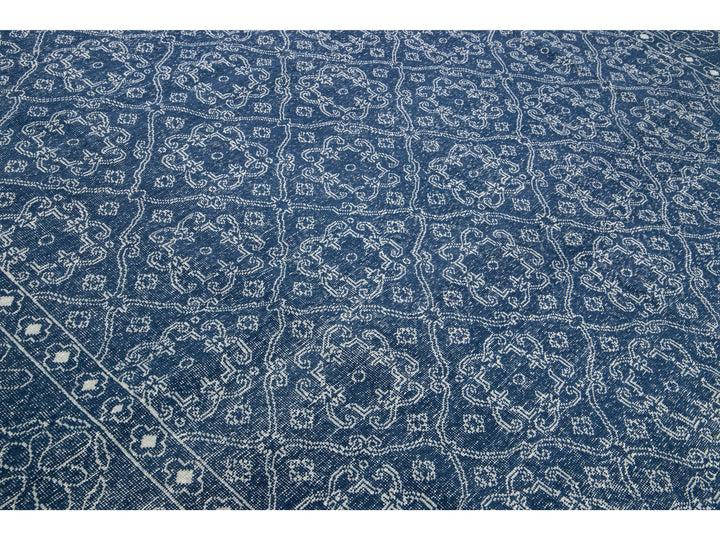 Modern Turkish Wool Rug 9 X 12