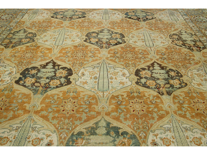 Antique Bakhtiari Wool Rug 13 X 19