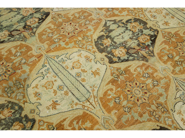 Antique Bakhtiari Wool Rug 13 X 19