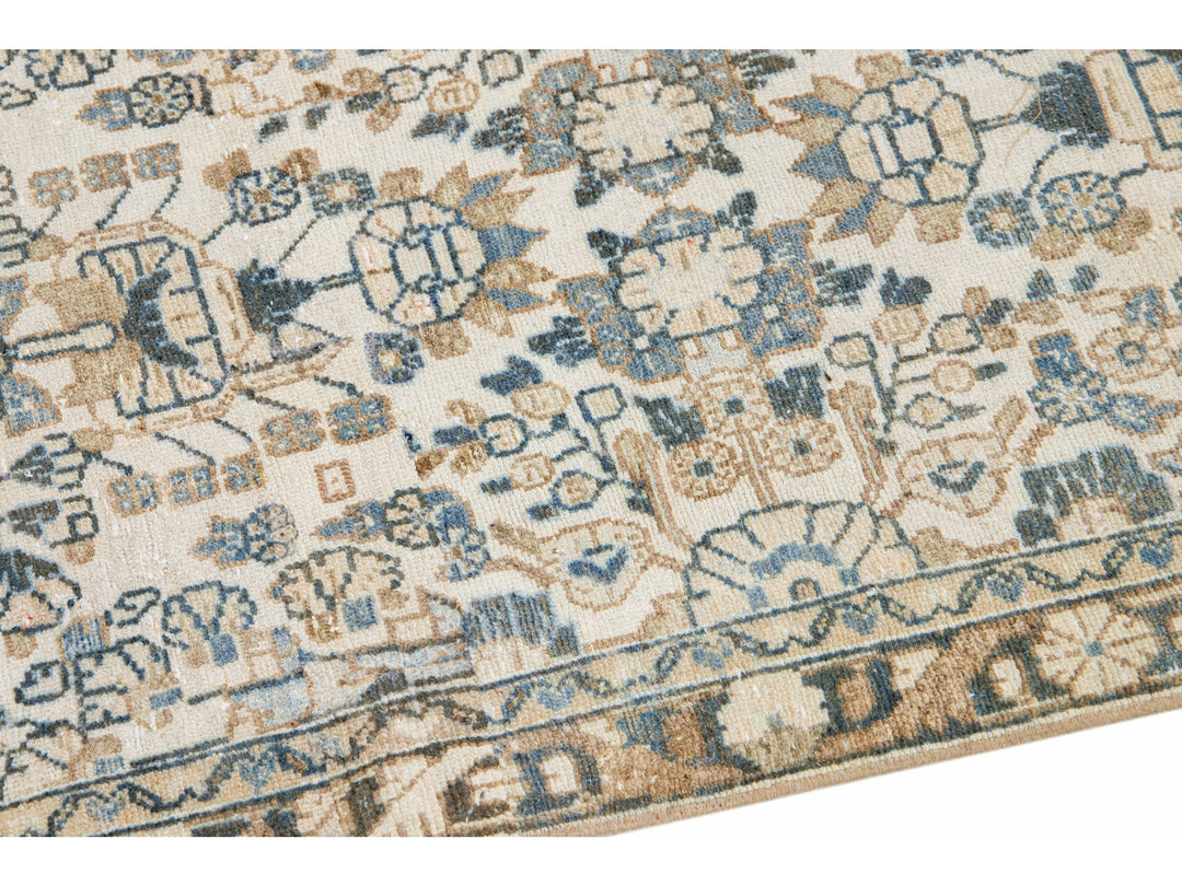 Antique Heriz Runner Rug 2 X 23