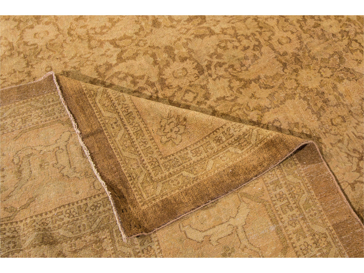 Antique Indian Agra Wool Rug 13 X 17