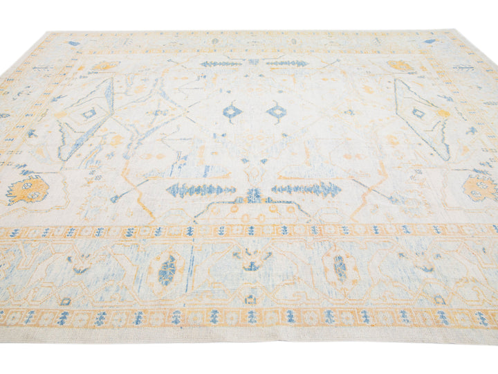Modern Turkish Wool Rug 10 X 14