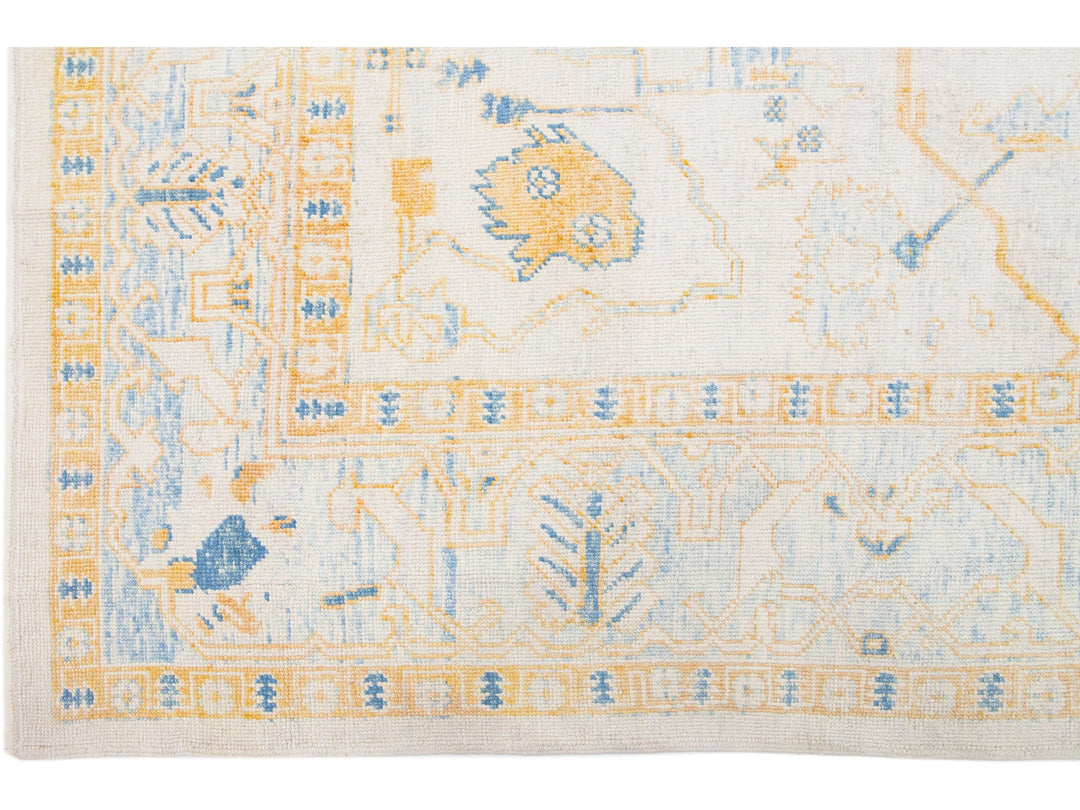 Modern Turkish Wool Rug 10 X 14