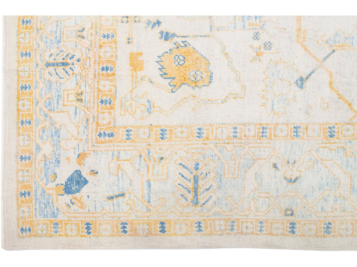 Modern Turkish Wool Rug 10 X 14