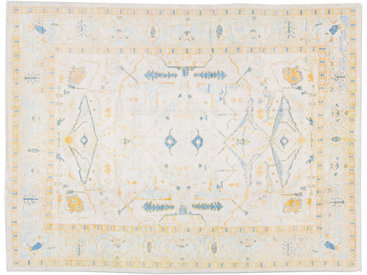 Modern Turkish Wool Rug 10 X 14