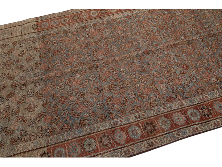 Antique Malayer Wool Rug 5 X 11