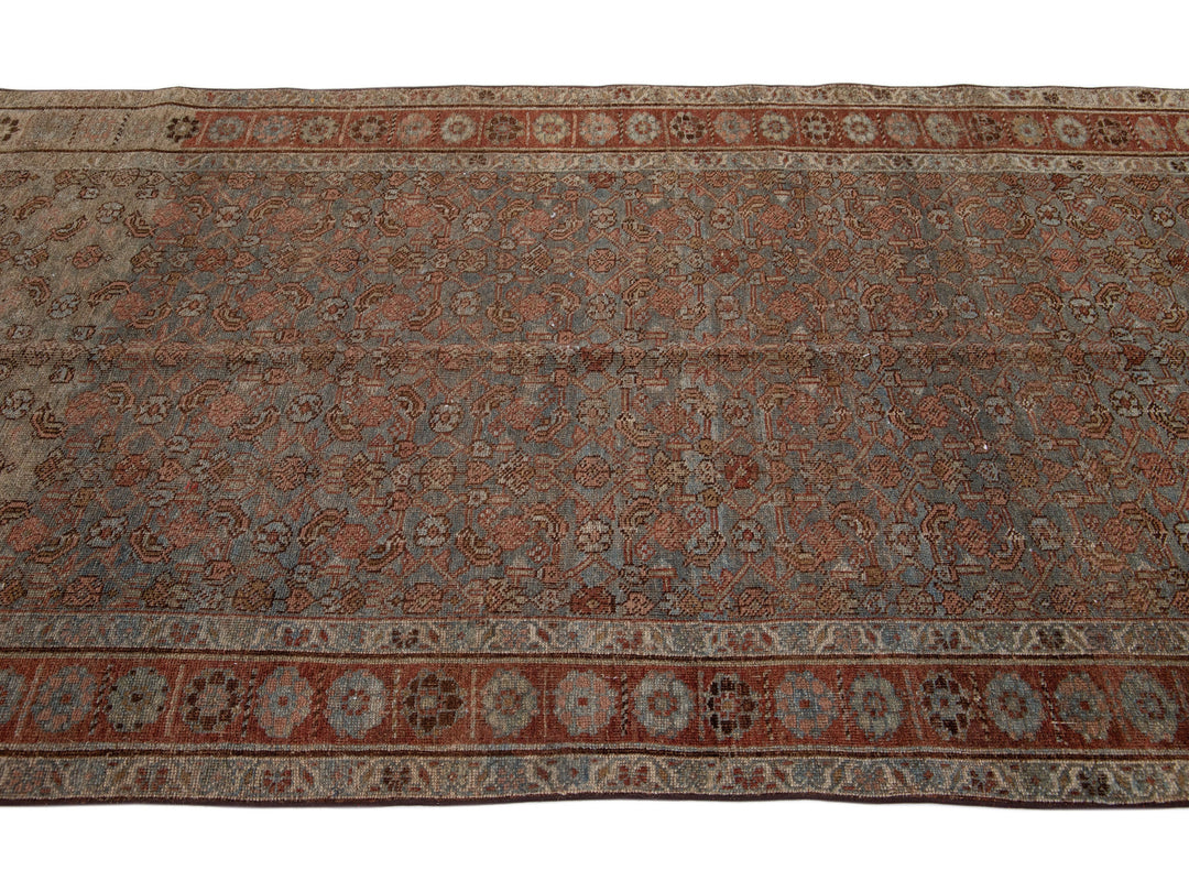 Antique Malayer Wool Rug 5 X 11