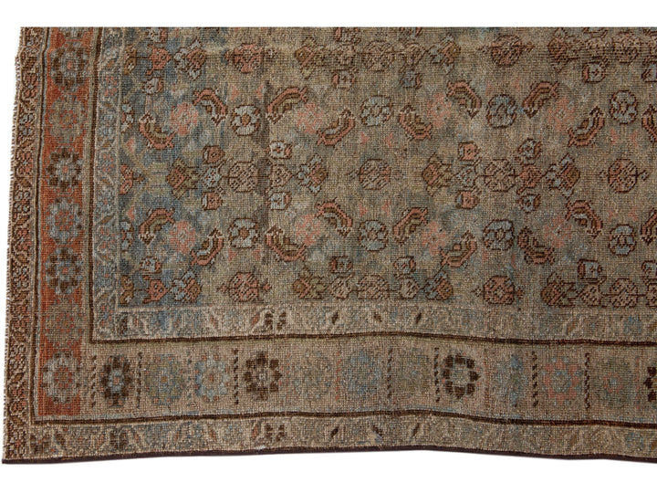 Antique Malayer Wool Rug 5 X 11