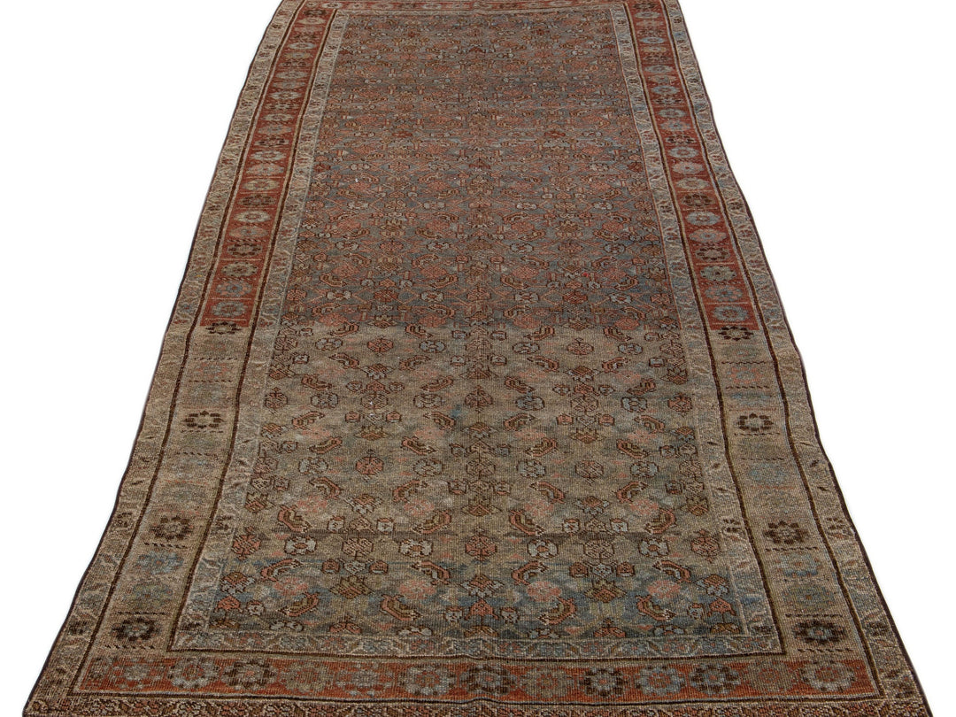 Antique Malayer Wool Rug 5 X 11