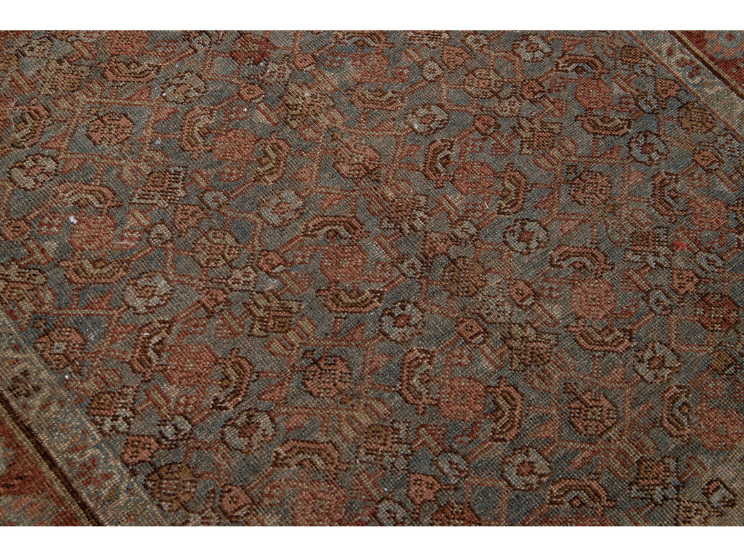 Antique Malayer Wool Rug 5 X 11