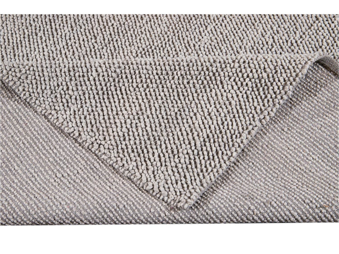 Modern Felted Texture Wool Rug 9 X 12