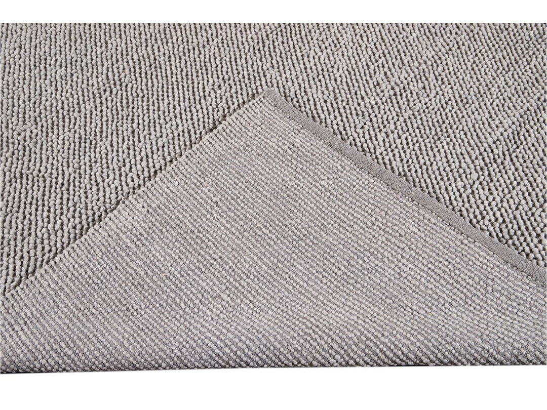 Modern Felted Texture Wool Rug 9 X 12