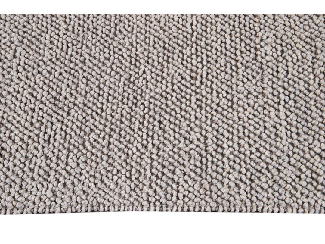 Modern Felted Texture Wool Rug 9 X 12