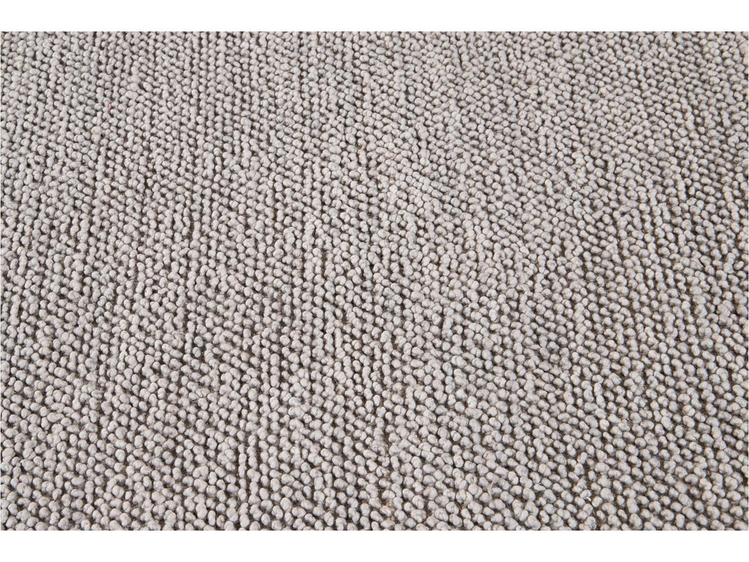 Modern Felted Texture Wool Rug 9 X 12