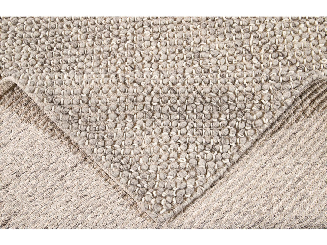 Modern Felted Texture Wool Rug 12 X 15