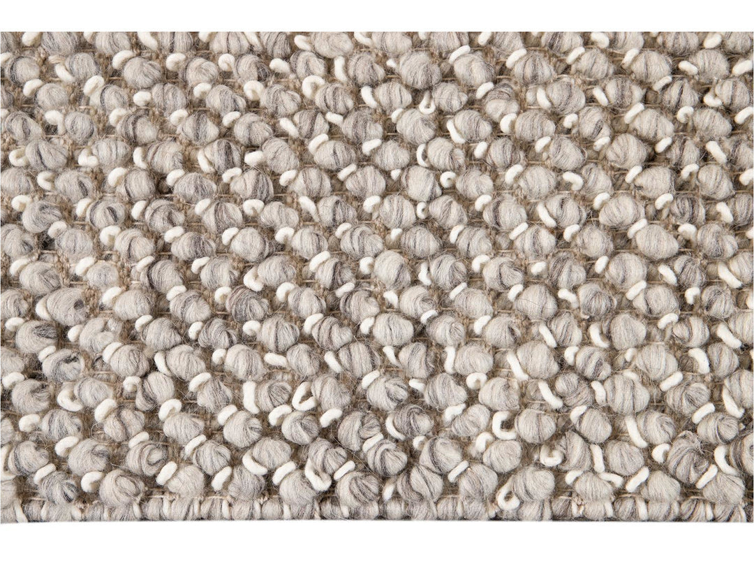 Modern Felted Texture Wool Rug 12 X 15