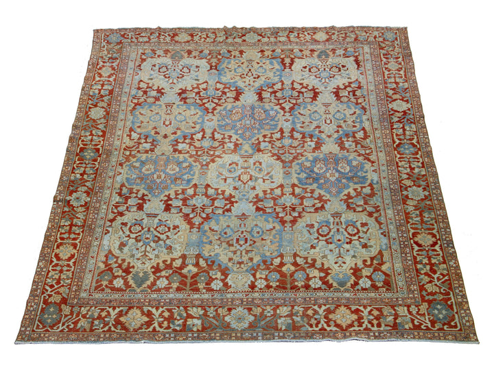 Antique Bakhtiari Wool Rug 11 X 12