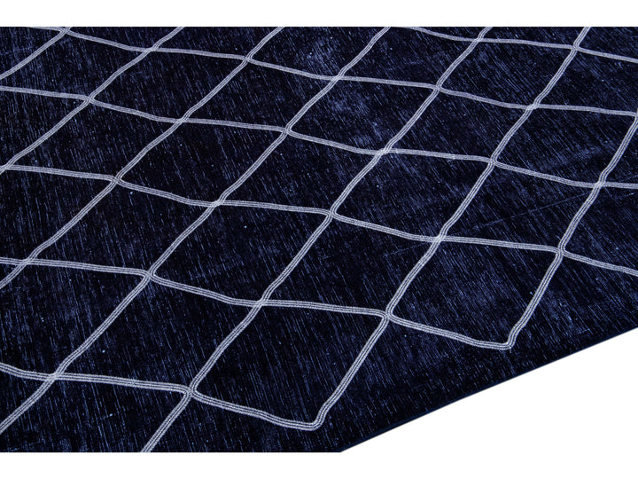 Modern Turkish Wool Rug 10 X 14