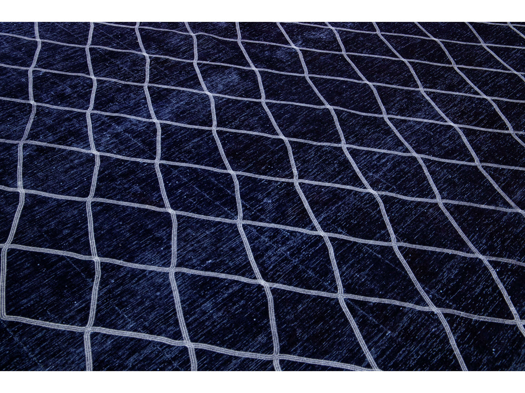 Modern Turkish Wool Rug 10 X 14