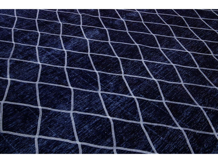 Modern Turkish Wool Rug 10 X 14