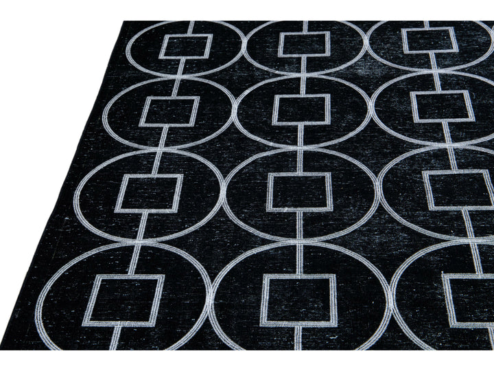 Modern Turkish Wool Rug 10 X 14