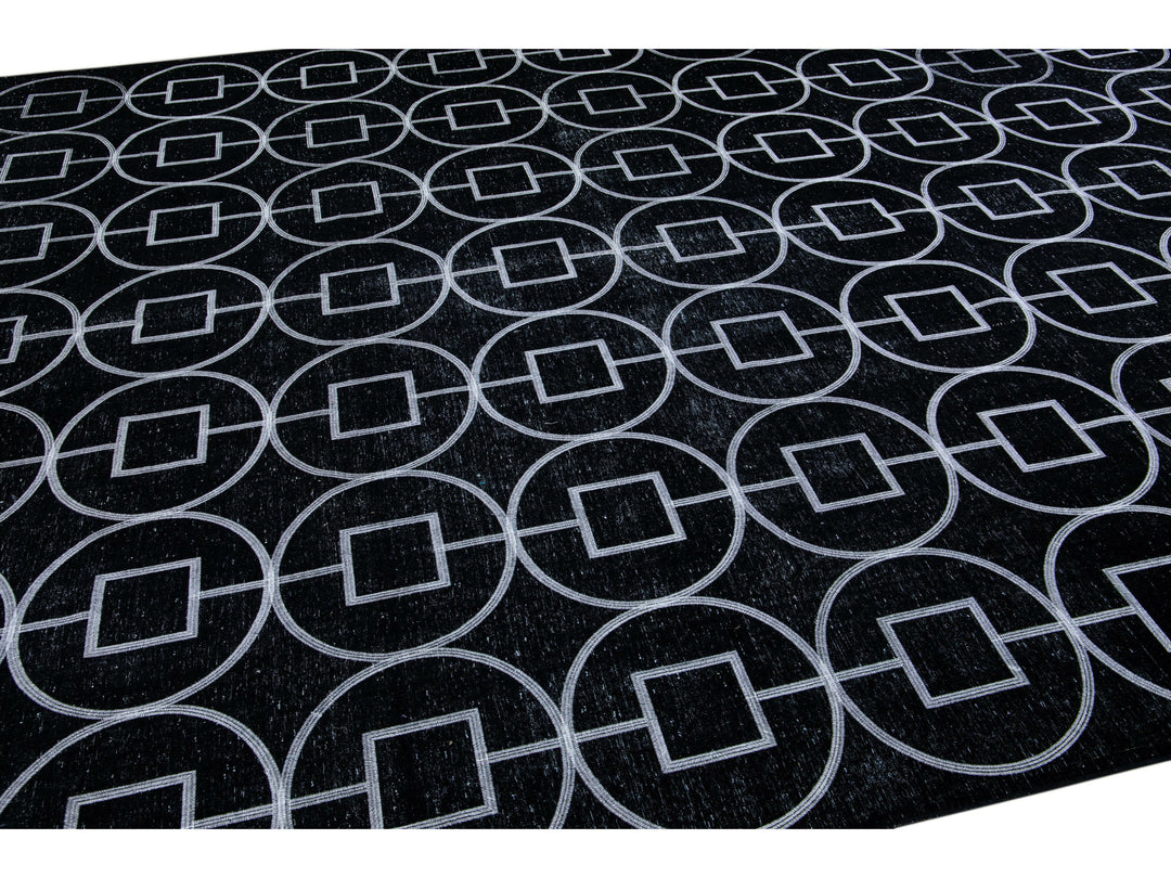 Modern Turkish Wool Rug 10 X 14
