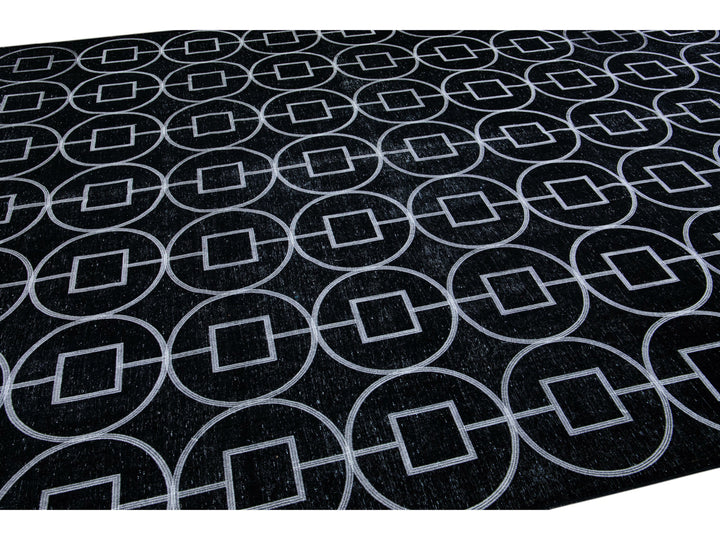 Modern Turkish Wool Rug 10 X 14