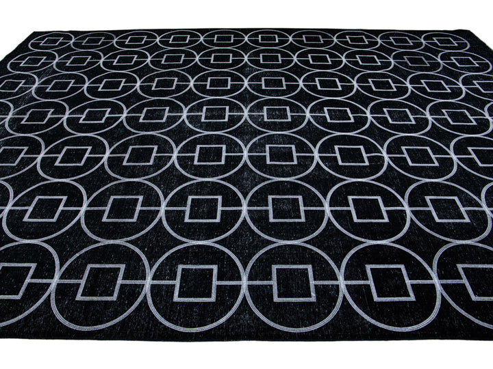Modern Turkish Wool Rug 10 X 14