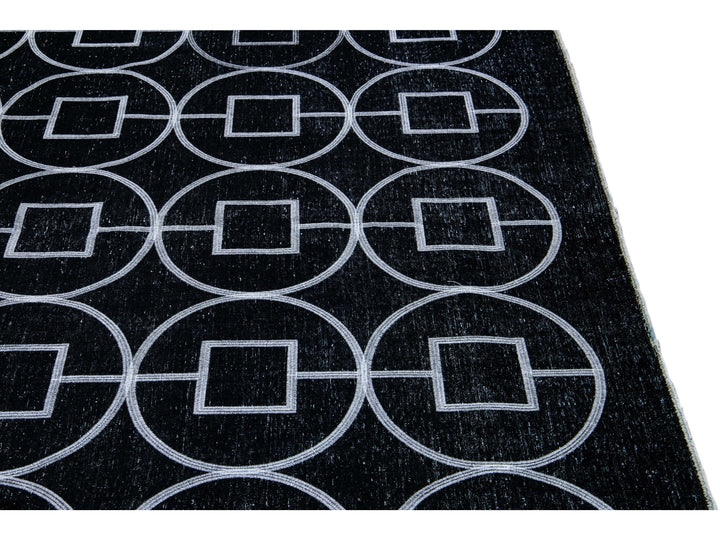 Modern Turkish Wool Rug 10 X 14