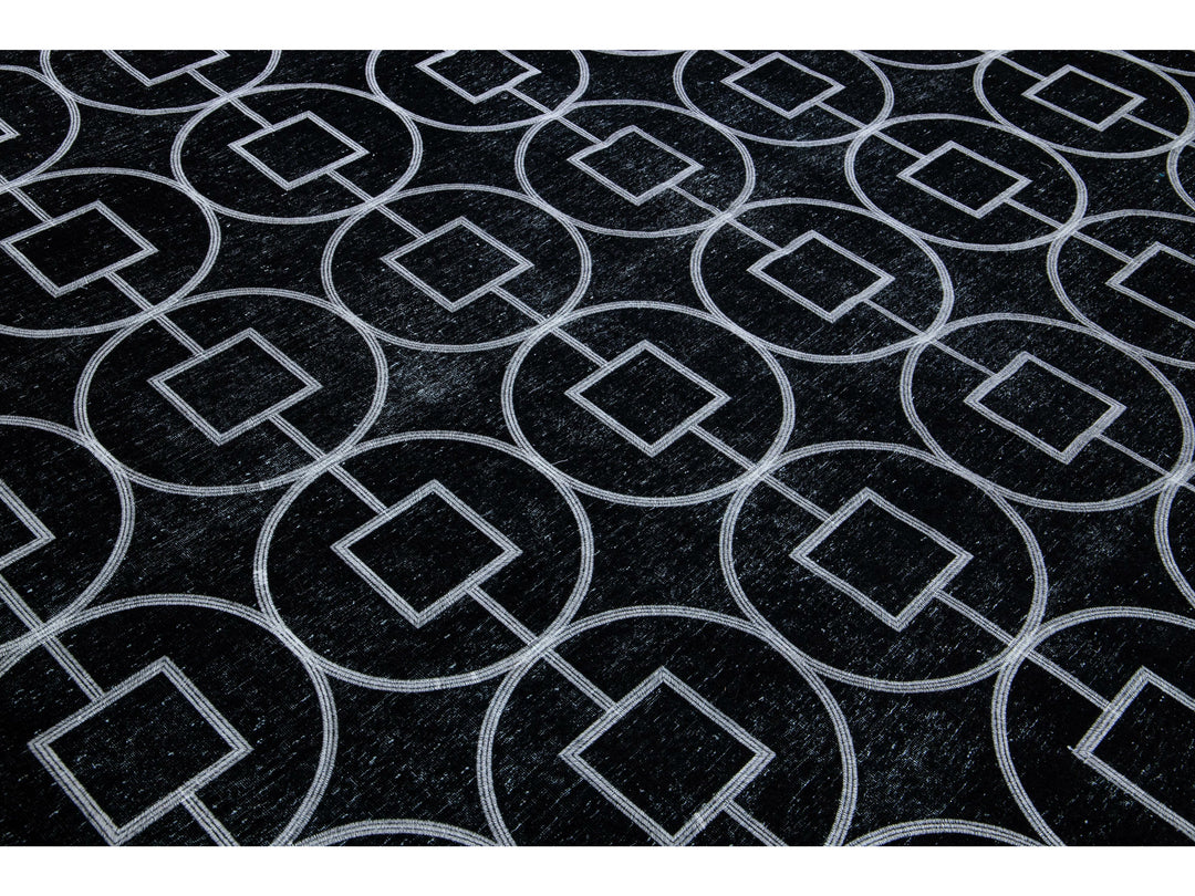 Modern Turkish Wool Rug 10 X 14