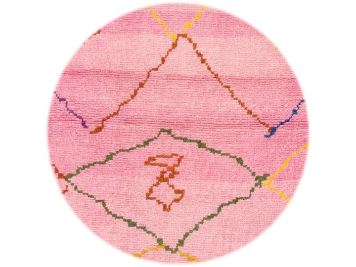 Modern Moroccan Style Wool Runner 3 X 10