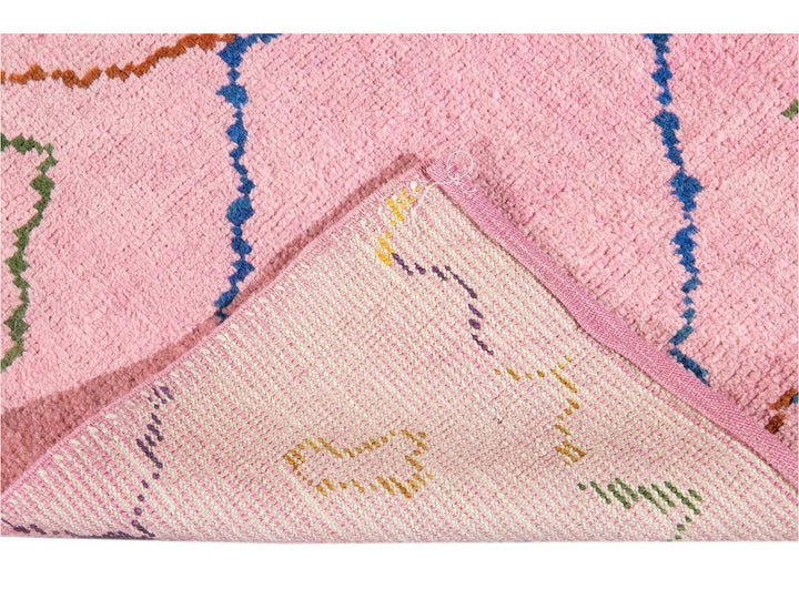 Modern Moroccan Style Wool Runner 3 X 10