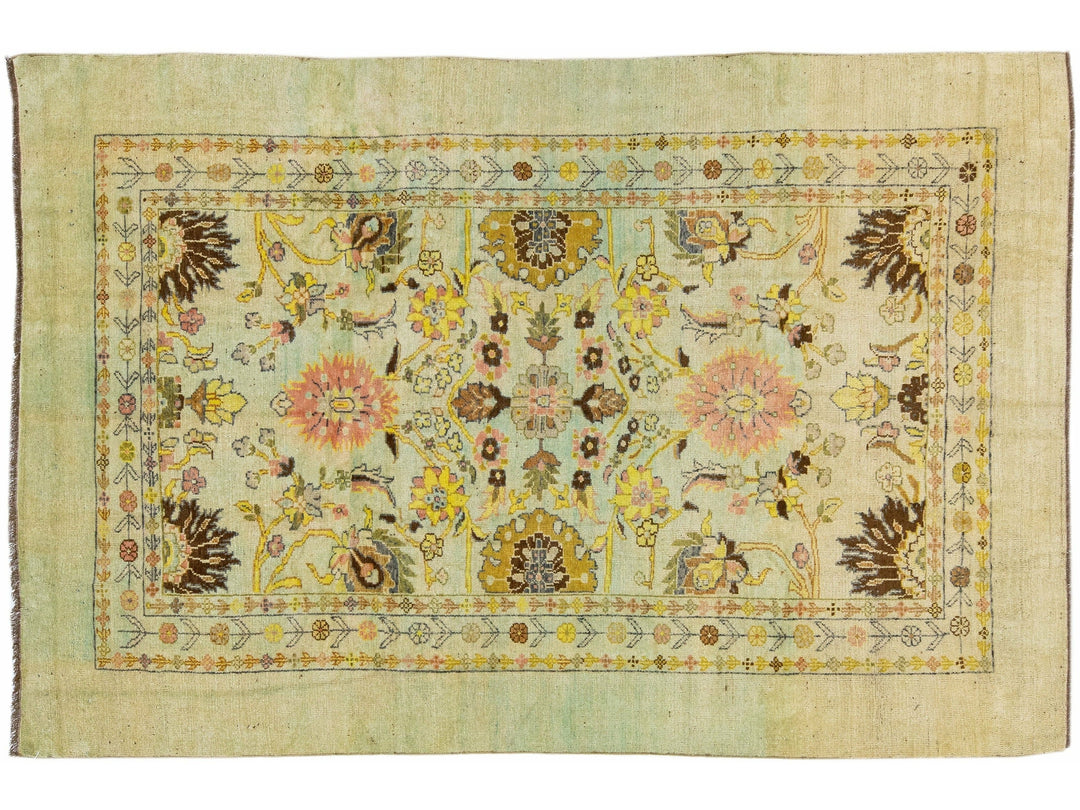 Transitional Revival Wool Rug 7 X 10