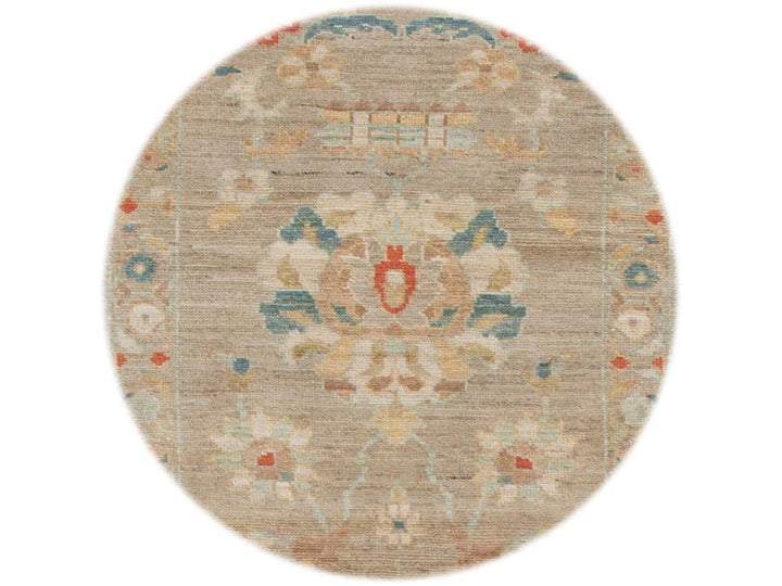 21st Century Modern Sultanabad Wool Runner Rug 3 X 17