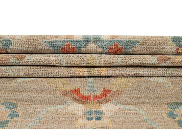 21st Century Modern Sultanabad Wool Runner Rug 3 X 17