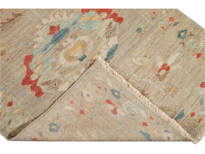 21st Century Modern Sultanabad Wool Runner Rug 3 X 17