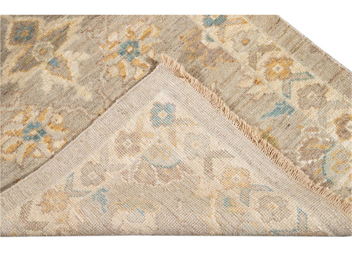21st Century Modern Sultanabad Wool Runner Rug 3 X 12