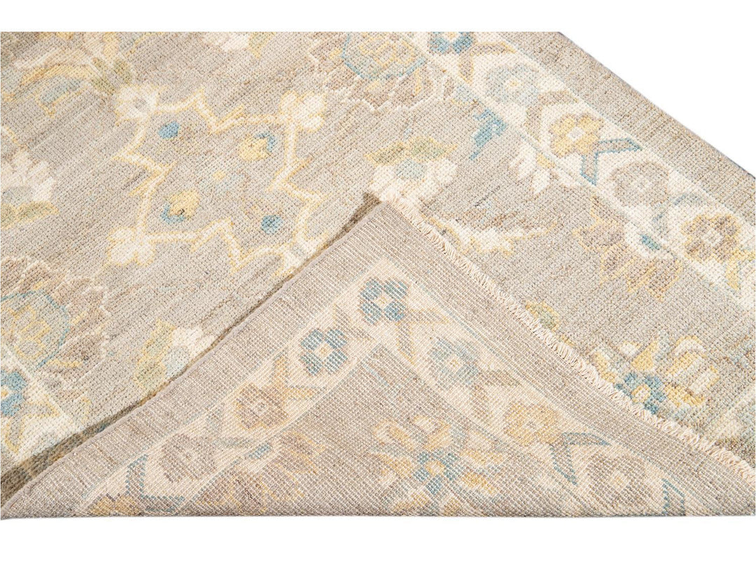 21st Century Modern Sultanabad Wool Runner Rug 3 X 12