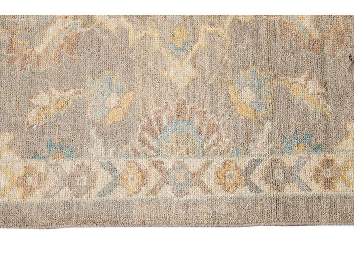 21st Century Modern Sultanabad Wool Runner Rug 3 X 12