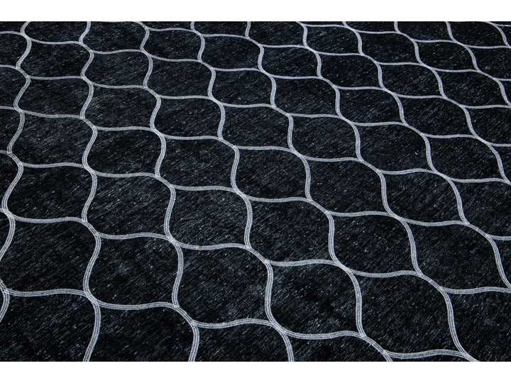 Modern Turkish Wool Rug 9 X 13