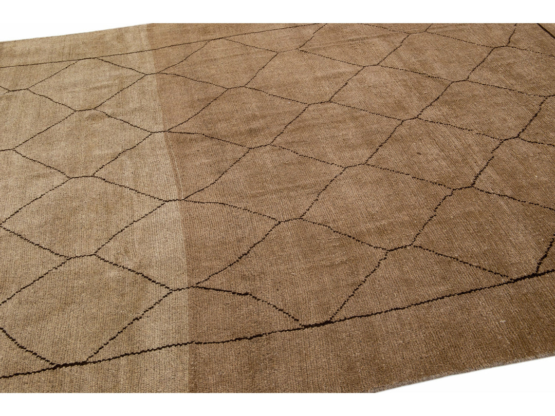 Modern Moroccan Wool Rug 7 X 11
