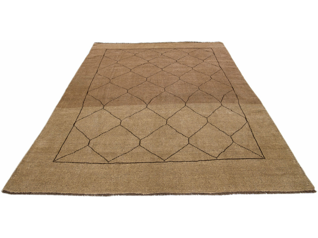 Modern Moroccan Wool Rug 7 X 11