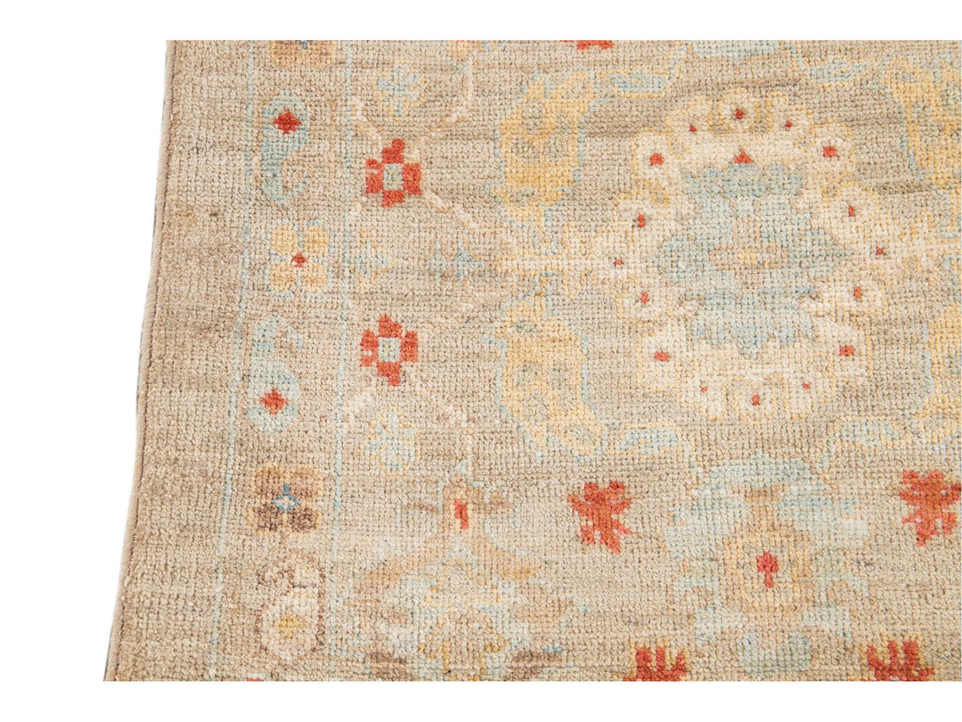 21st Century Modern Sultanabad Wool Runner Rug 3 X 12