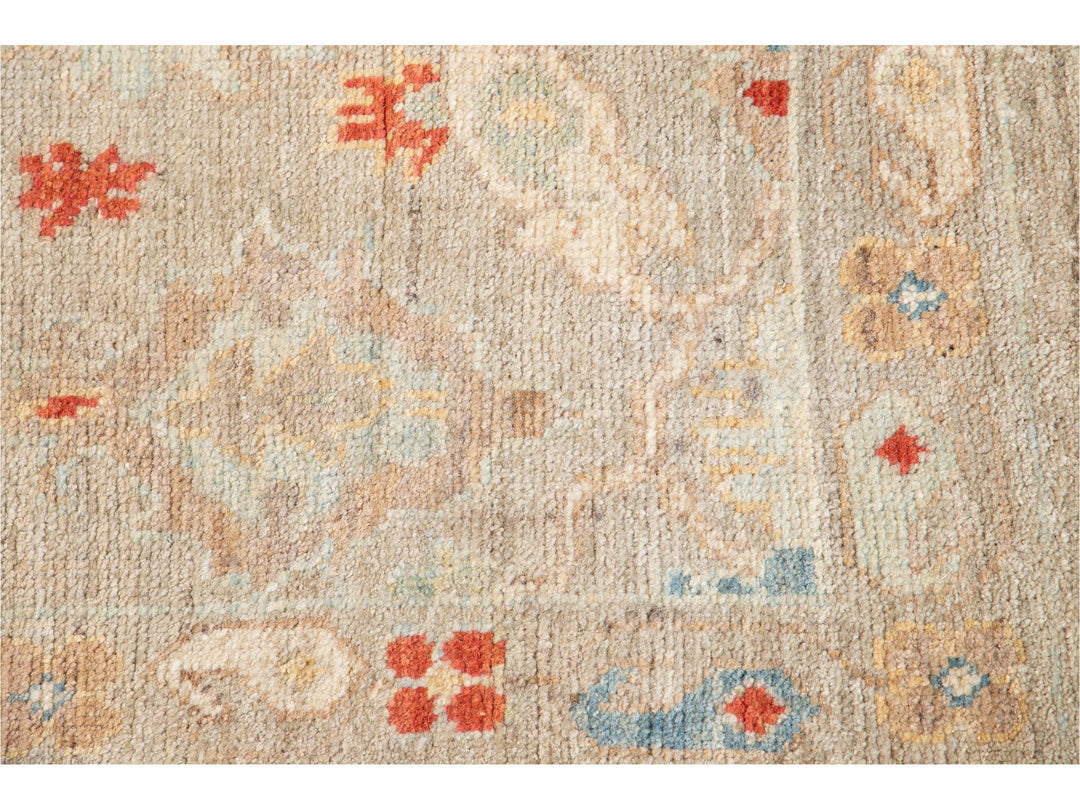 21st Century Modern Sultanabad Wool Runner Rug 3 X 12