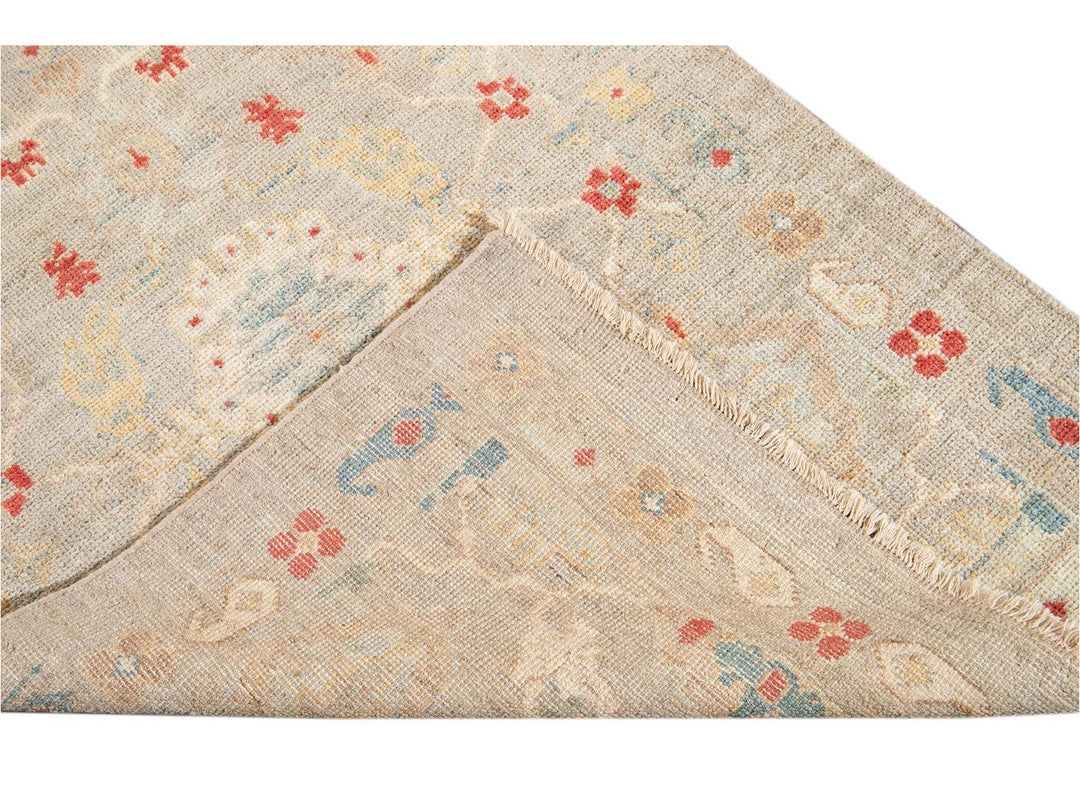 21st Century Modern Sultanabad Wool Runner Rug 3 X 12