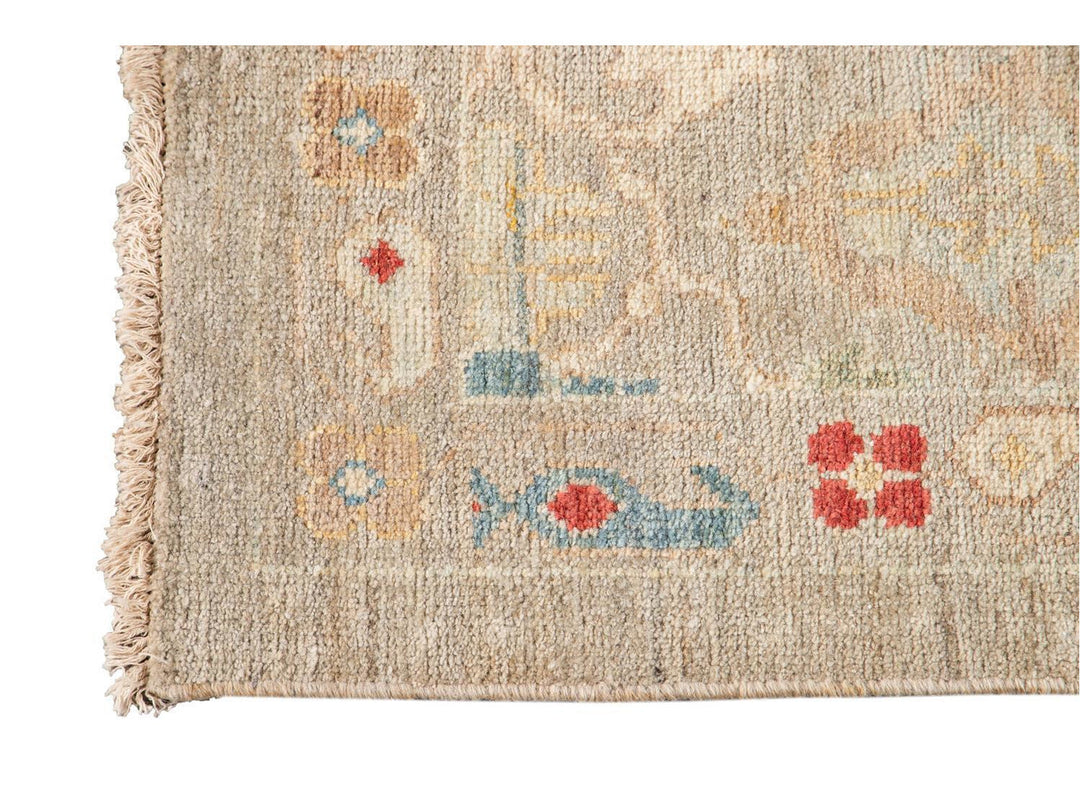 21st Century Modern Sultanabad Wool Runner Rug 3 X 12