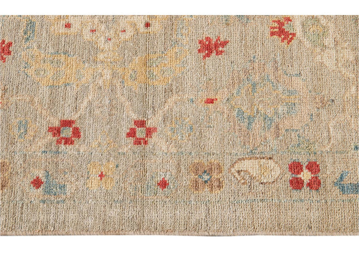 21st Century Modern Sultanabad Wool Runner Rug 3 X 12